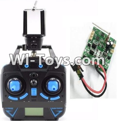 JJRC H26 H26C H26W Parts-37 Transmitter with Phone Support frame & Circuit board For JJRC H26 H26C H26D H26W Quadcopter Spare parts,RC drone Parts,2.4G UFO Parts