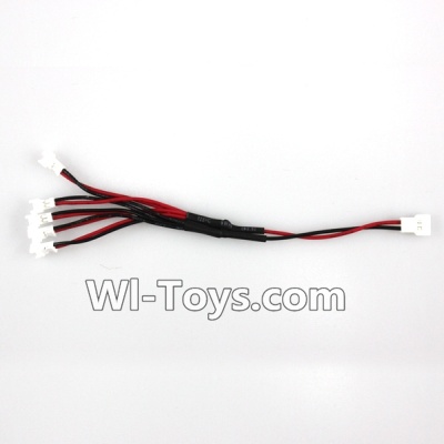 JJRC H29 H29C H29W H29G Parts-22 Upgrade 1-to-5 Plug wire(Small White-to-White Plug) For JJRC H29 H29C H29W Quadcopter Spare parts,RC drone Parts,2.4G UFO Parts