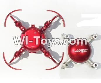 JJRC H30 H30C H30W Parts-01 Upper and bottom shell body cover-Red For JJRC H30 H30C H30W Quadcopter Spare parts,H30 H30C H30W RC drone Parts,2.4G UFO Spare Parts