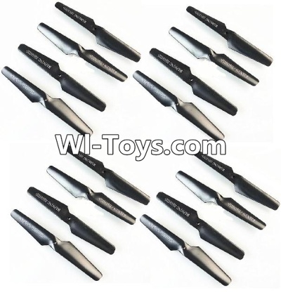 JJRC H31 H31C H31W Spare Parts-05 Propellers,Main rotor blades(16pcs)-Black,JJRC H31 H31C H31W RC Quadcopter Drone Spare Parts Replacement Accessories