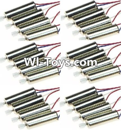 JJRC H31 H31C H31W Spare Parts-11 rotating Motor with red and Blue wire(CW-12pcs) & Reversing-rotating Motor with Red and white wire(CCW-12pcs),JJRC H31 H31C H31W RC Quadcopter Drone Spare Parts Replacement Accessories