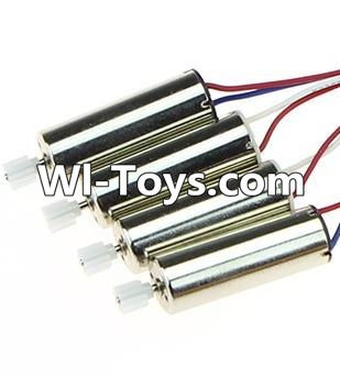 JJRC H31 H31C H31W Spare Parts-12 rotating Motor with red and Blue wire(CW-2pcs) & Reversing-rotating Motor with Red and white wire(CCW-2pcs),JJRC H31 H31C H31W RC Quadcopter Drone Spare Parts Replacement Accessories