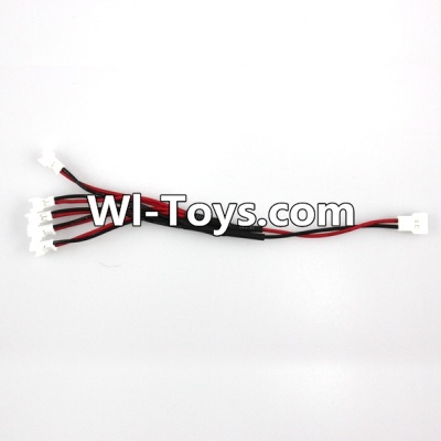 JJRC H31 H31C H31W Spare Parts-28 Upgrade 1-to-5 Plug wire(Small White-to-White Plug),JJRC H31 H31C H31W RC Quadcopter Drone Spare Parts Replacement Accessories