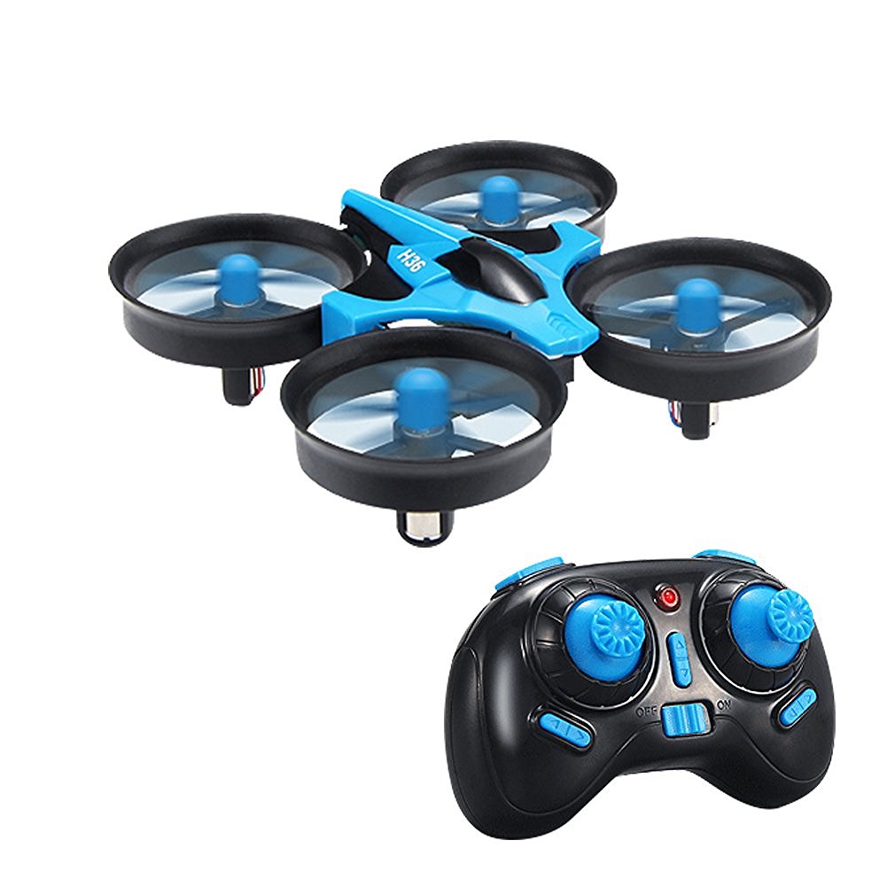 JJRC H36 RC Quadcopter Drone,JJRC H36 2.4G Gyroscope MINI Flying saucer Quadcopter flying drone-Blue