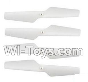 JJRC H37 Spare Parts-03-01 Main rotor blades,Propellers(4pcs)-White,JJRC H37 RC Quadcopter Drone Spare Parts Replacement Accessories,H37 ELFIE Pocket Selfie Drone Parts