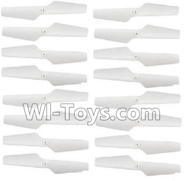 JJRC H37 Spare Parts-03-03 Main rotor blades,Propellers(16pcs)-White,JJRC H37 RC Quadcopter Drone Spare Parts Replacement Accessories,H37 ELFIE Pocket Selfie Drone Parts