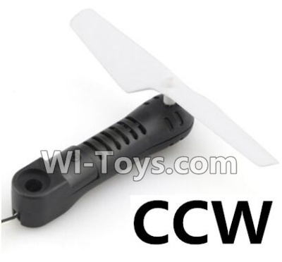 JJRC H37 Spare Parts-08 Reversing-rotating motor Arm unit(1 Set-CCW)-Include the Motor,Propellers,Main gear,and Arm-Black,JJRC H37 RC Quadcopter Drone Spare Parts Replacement Accessories,H37 ELFIE Pocket Selfie Drone Parts