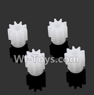 JJRC H37 Spare Parts-12-01 Smll motor gear(4pcs)-8 Teeth,JJRC H37 RC Quadcopter Drone Spare Parts Replacement Accessories,H37 ELFIE Pocket Selfie Drone Parts