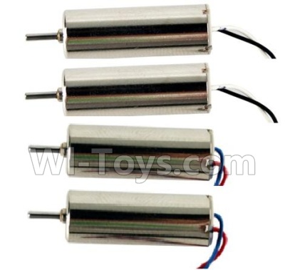 JJRC H6 H6C H6D Parts-13 Main motor with Black and White Wire(2pcs-(CW) & Main motor with Red and Blue wire(2pcs-CCW)> For JJRC H6 H6C H6D Drone,RC Quadcopter spare parts