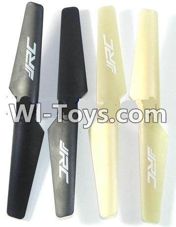 JJRC H9D H9W Parts-06 Propellers,Main rotor blades(4pcs)-2X Golden 2X Black For JJRC H9 H9D H9W Quadcopter Spare parts,RC drone Parts,2.4G UFO Parts