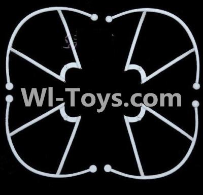 JJRC H9D H9W Parts-10 Outer protect frame(4pcs)-White For JJRC H9 H9D H9W Quadcopter Spare parts,RC drone Parts,2.4G UFO Parts