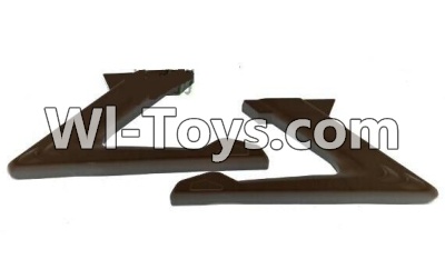 JJRC H9D H9W Parts-14 Landing skid,Landing gear,Undercarriage(2pcs)-Black For JJRC H9 H9D H9W Quadcopter Spare parts,RC drone Parts,2.4G UFO Parts