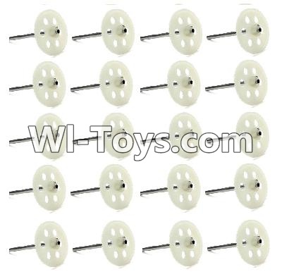JJRC H9D H9W Parts-20 Main gear with hollow pipe(20pcs) For JJRC H9 H9D H9W Quadcopter Spare parts,RC drone Parts,2.4G UFO Parts