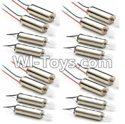 JJRC H9D H9W Parts-21 rotating Motor with red and Blue wire(8pcs) & Reversing-rotating Motor with Black and white wire(8pcs) For JJRC H9 H9D H9W Quadcopter Spare parts,RC drone Parts,2.4G UFO Parts