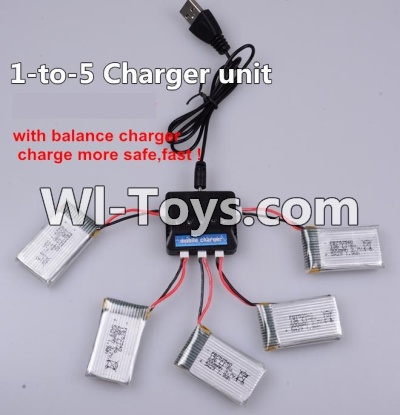 JJRC H9D H9W Parts-33 Upgrade 1-to-5 charger and balance charger(Not include the 5 battery) For JJRC H9 H9D H9W Quadcopter Spare parts,RC drone Parts,2.4G UFO Parts