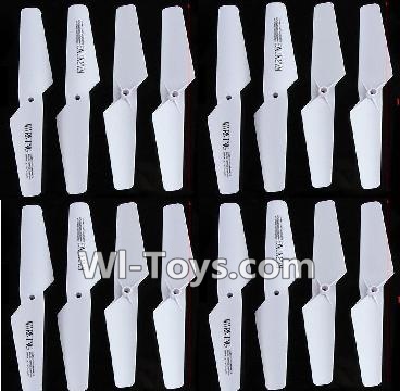 Lead Honor LH-X14 X14C X14DV X14WF Parts-07 Propellers,Main blades(16pcs)-White,Lead Honor LH-X14 X14C X14DV X14WF RC Quadcopter Drone Spare Parts Accessories,LH-X14 Replacement parts