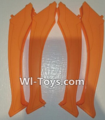 Lead Honor LH-X14 X14C X14DV X14WF Parts-18 Landing skid,Tripod(4pcs)-Orange,Lead Honor LH-X14 X14C X14DV X14WF RC Quadcopter Drone Spare Parts Accessories,LH-X14 Replacement parts