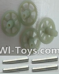 Lead Honor LH-X14 X14C X14DV X14WF Parts-22 Main bear(4pcs) & Iron shaft For the Main gear(4pcs),Lead Honor LH-X14 X14C X14DV X14WF RC Quadcopter Drone Spare Parts Accessories,LH-X14 Replacement parts