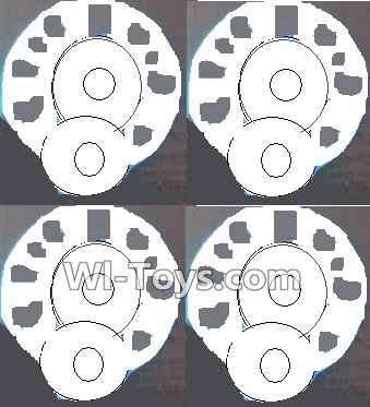 Lead Honor LH-X14 X14C X14DV X14WF Parts-24 Upper Motor protect cover(4pcs)-White,Lead Honor LH-X14 X14C X14DV X14WF RC Quadcopter Drone Spare Parts Accessories,LH-X14 Replacement parts