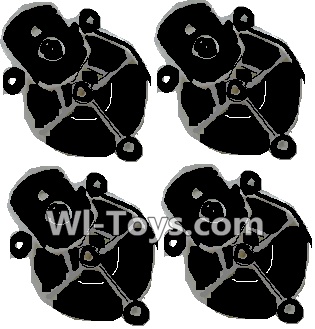 Lead Honor LH-X14 X14C X14DV X14WF Parts-27 Motor seat cover(4pcs)-Black,Lead Honor LH-X14 X14C X14DV X14WF RC Quadcopter Drone Spare Parts Accessories,LH-X14 Replacement parts