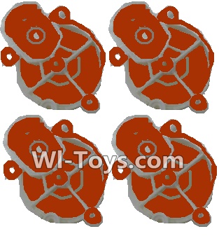 Lead Honor LH-X14 X14C X14DV X14WF Parts-28 Motor seat cover(4pcs)-Orange,Lead Honor LH-X14 X14C X14DV X14WF RC Quadcopter Drone Spare Parts Accessories,LH-X14 Replacement parts