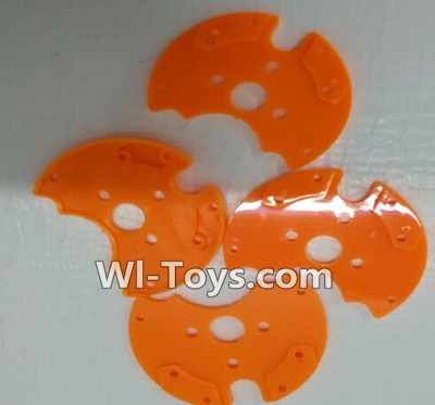 Lead Honor LH-X14 X14C X14DV X14WF Parts-29 Bottom pieces cover for the Motor cover(4pcs)-Orange,Lead Honor LH-X14 X14C X14DV X14WF RC Quadcopter Drone Spare Parts Accessories,LH-X14 Replacement parts