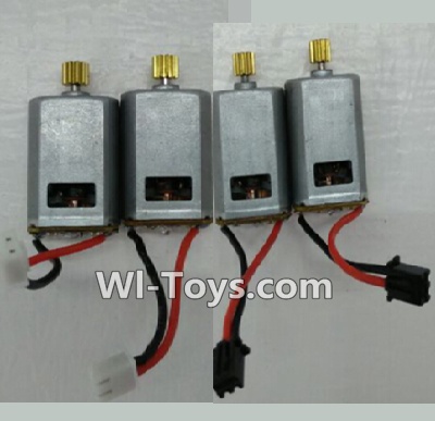Lead Honor LH-X14 X14C X14DV X14WF Parts-32 Main motor with White color plug(2pcs) & Main motor with Black color plug(2pcs),Lead Honor LH-X14 X14C X14DV X14WF RC Quadcopter Drone Spare Parts Accessories,LH-X14 Replacement parts