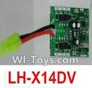 LH-X14X14DV Parts-48 Circuit board,Receiver board (Can only be used for LH-X14DV Quadcopter),Lead Honor LH-X14 X14C X14DV X14WF RC Quadcopter Drone Spare Parts Accessories,LH-X14 Replacement parts