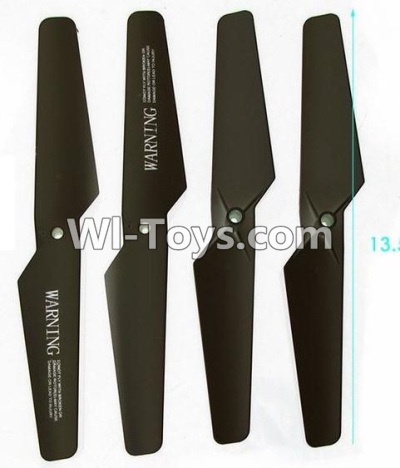 Lead Honor LH-X15 X15C X15WF Spare Parts-04 Propellers,Main blades(4pcs)-Black,Lead Honor LH-X15 X15C X15DV X15WF RC Quadcopter Drone Spare Parts Accessories,LH-X15 Replacement parts