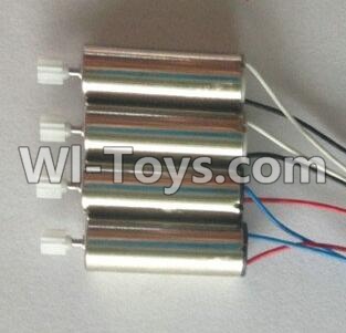 Lead Honor LH-X16 X16C X16WF X16DV Spare Parts-16 Rotating Motor with red and blue wire(2pcs) & Reversing-rotating Motor with black and white wire(2pcs),Lead Honor LH-X16 X16C X16DV X16WF RC Quadcopter Drone Spare Parts Accessories,LH-X16 Replacement part