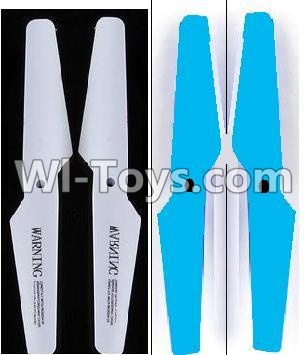 Lead Honor LH-X16 X16C X16WF X16DV Spare Parts-21 Propellers,Main rotor blades(2X White,2X Blue),Lead Honor LH-X16 X16C X16DV X16WF RC Quadcopter Drone Spare Parts Accessories,LH-X16 Replacement parts