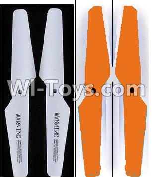 Lead Honor LH-X16 X16C X16WF X16DV Spare Parts-22 Propellers,Main rotor blades(2X White,2X Orange),Lead Honor LH-X16 X16C X16DV X16WF RC Quadcopter Drone Spare Parts Accessories,LH-X16 Replacement parts
