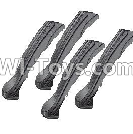 Lead Honor LH-X16 X16C X16WF X16DV Spare Parts-28 Landing skie,Under carriage(4pcs)-Black,Lead Honor LH-X16 X16C X16DV X16WF RC Quadcopter Drone Spare Parts Accessories,LH-X16 Replacement parts
