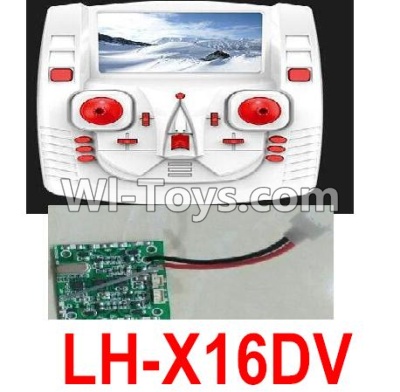 Lead Honor LH-X16 X16C X16WF X16DV Spare Parts-43 Transmitter,Remote Control & Circuit board,Receiver board(Can only be used for LH-X16DV Quadcopter),Lead Honor LH-X16 X16C X16DV X16WF RC Quadcopter Drone Spare Parts Accessories,LH-X16 Replacement parts