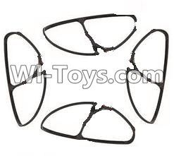 LH-X10 X10C X10WF Parts-18 Outer protect frame(4pcs)-Black For Lead Honor LH-X10 LH-X10C LH-X10WF Quadcopter parts rc drone parts