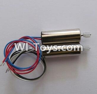 LH-X10 X10C X10WF Parts-43 Rotating Motor with red and blue wire(1pcs) & Reversing-rotating Motor with black and white wire(1pcs) For Lead Honor LH-X10 LH-X10C LH-X10WF Quadcopter parts rc drone parts