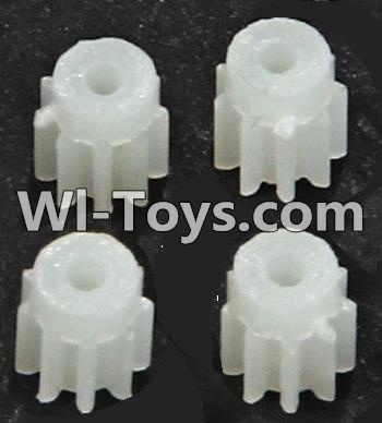 LH-X10 X10C X10WF Parts-48 Small gear for the Main motor(4pcs)-9 Teeth For Lead Honor LH-X10 LH-X10C LH-X10WF Quadcopter parts rc drone parts
