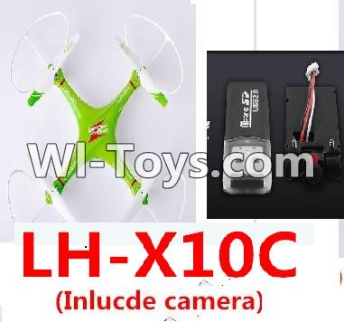 Lead Honor LH-X10C Parts-54 BNF for LH-X10C Quadcopter-(Green)(Only the Quadcopter body and camera unit ,Not include the battery,No Transmitter,No charger)