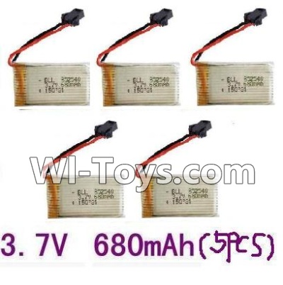 lead Honor LH-X4 X4C Parts -29 Upgrade 3.7v 680mah battery-Fly more time,more power(5pcs) For Lead Honor LH-X4 Quadcopter parts rc drone parts