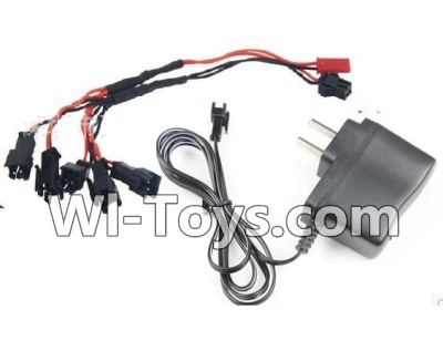 lead Honor LH-X4 X4C Parts -31 Charger & Upgrade 1-to-5 Conversion wire For Lead Honor LH-X4 Quadcopter parts rc drone parts