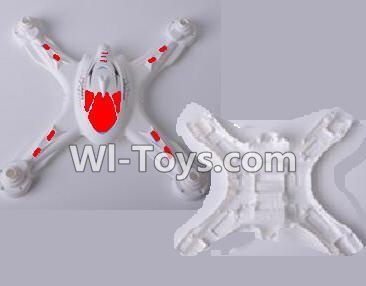 LH-X8 X8C X8DV X8WF Parts-01 Upper and bottom shell cover,Canopy-Red For Lead Honor LH-X8 LH-X8C LH-X8DV LH-X8WF Quadcopter parts rc drone parts