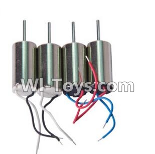 LH-X8 X8C X8DV X8WF Parts-16 Rotating Motor with red and blue wire(2pcs) & Reversing-rotating Motor with black and white wire(2pcs) For Lead Honor LH-X8 LH-X8C LH-X8DV LH-X8WF Quadcopter parts rc drone parts