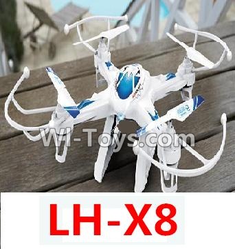 LH-X8 Parts-46 BNF for LH-X8-Blue(Only the Whole LH-X8 Quadcopter,No battery,No transmitter,No charger)