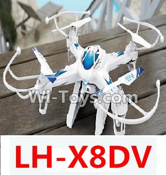 LH-X8DV Parts-51 BNF for LH-X8DV-Blue(Only the Whole LH-X8DV Quadcopter,Include the camera,No battery,No transmitter,No charger)