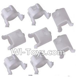 Lead Honor LH-X9 Parts -11 Upper motor cover(4pcs) & Bottom motor cover(4pcs)-White For LiHuang LH-X9 Quadcopter parts rc drone parts