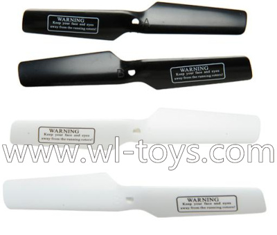 Lishitoys L6036 RC Quadcopter Parts-06 Main blades,Propellers(4pcs-2 Black + 2 white)
