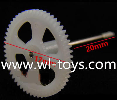 Lishitoys L6036 RC Quadcopter Parts-11 Main gear with hollow pipe-(1pcs)