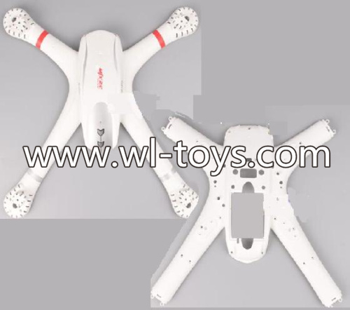 MJX X101 RC Quadcopter Parts-01 Upper and bottom shell cover,Canopy