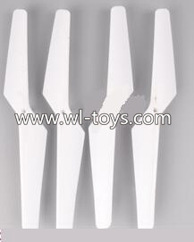 MJX X101 RC Quadcopter Parts-17 Main rotor blades,propellers(4pcs)