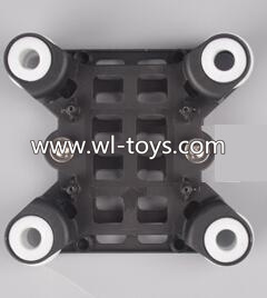MJX X101 RC Quadcopter Parts-41 Whole PTZ unit(Include Upper PTZ Frame,Bottom PTZ Frame and 4pcs Anti-vibration soft pad)